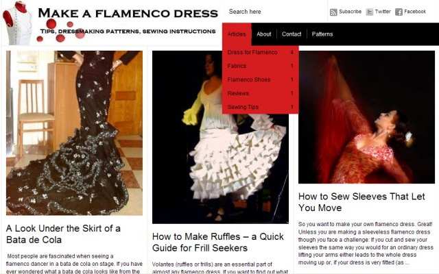 Flamenco Dressmaking