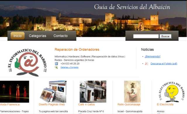 Guia de Servicios del Albaicin